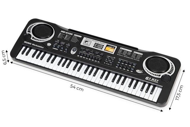 IPLAY Elektriskās klavieres ar mikrofonu 79646