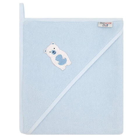 Полотенце с капюшоном BLUE RABBIT 80x80cm BL222