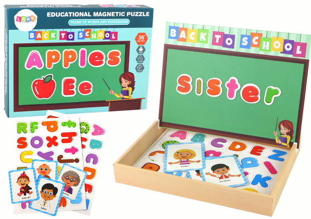 LEAN TOYS Izglītojošu puzļu komplekts ar
