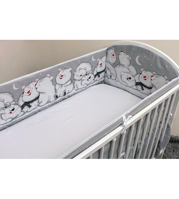 Бортик 360 cm POLAR BEAR grey Ankras