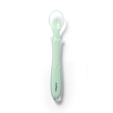 BabyOno Elastīga silikona karote 785/02 mint