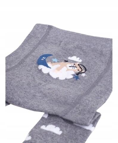 YOclub Zeķubikses 92/98 RAB-0003 grey bear
