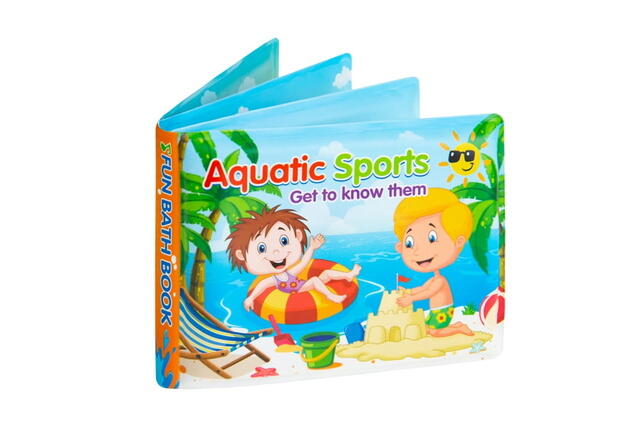 Bocioland Mīkstā grāmatiņa AQUATIC SPORTS BL009