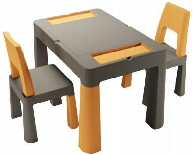 Столик и 2 стула TEGGI MULTIFUN graphite/mustard TI-011-172