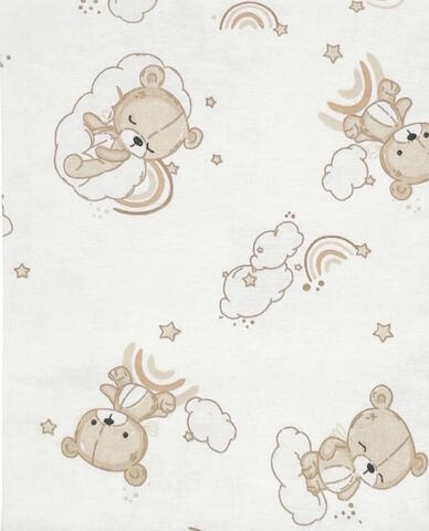 Miniania Autiņš kokvilnas BEAR on CLOUD