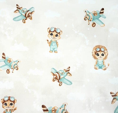 Miniania Autiņš flaneļa PILOT beige 70x80