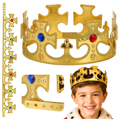 LEAN TOYS Karaļa kronis, regulējams 97297
