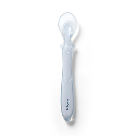 BabyOno Elastīga silikona karote 785/01 blue
