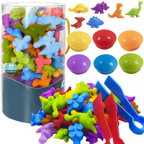 Kruzzel Montessori skaitīšanas apmācība: dinozauri 56