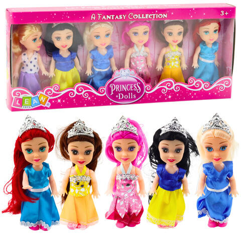 LEAN TOYS Komplekts mini-lelles princeses 11