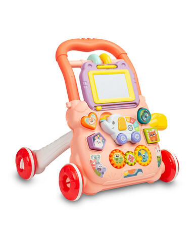 TOYZ Stumjamā rotaļlieta-rati ZOO pink 9019