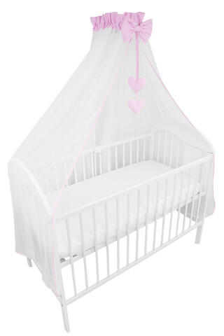 ANKRAS Baldahīns tilla LIGHT PINK 360x160