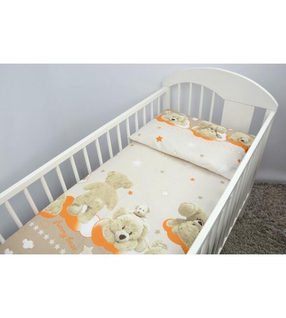ANKRAS G/v komplekts FUNNY BEAR beige