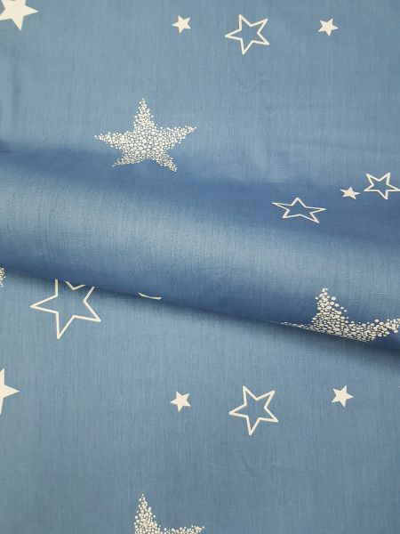 Satīna palags BLUE STARS 71 845