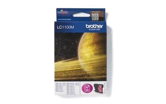 Brother LC-1100M sarkana tintes kasete 325