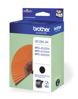 Brother LC-129XLBK melna tintes kasete  2400