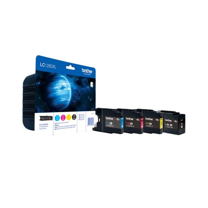 Brother LC-1280XLVALBP tintes komplekts (MFC-J5910/J6510/J6710/J6910) (LC1280XLVALBP)