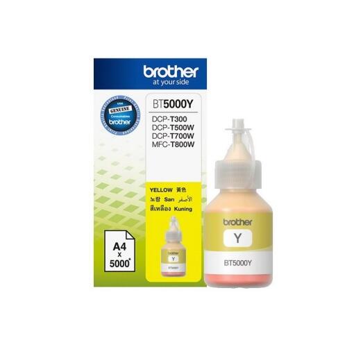 Brother BT-5000Y Dzeltenās krāsas tintes pudele