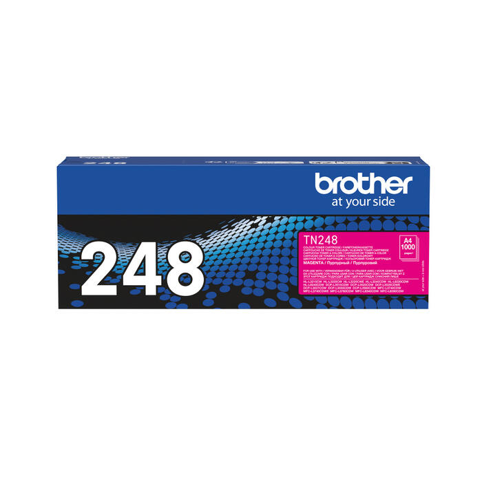 Brother TN-248M Toneris sarkans 1`000 lapām