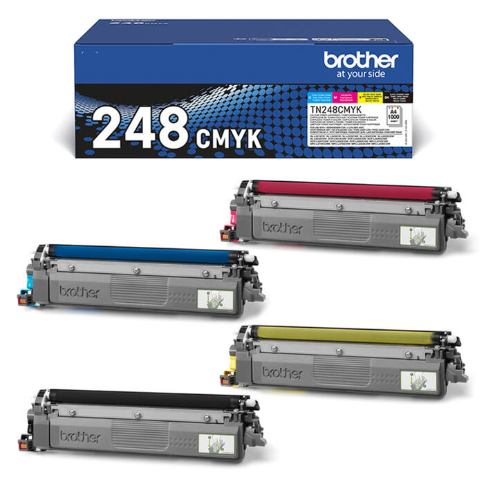 TN-248CMYK Toneru komplekts 1`000 lapām (HLL3220, DCP-L3560, MFC-L8390) (TN248VAL)