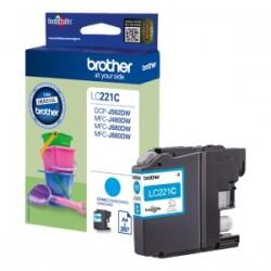 LC-221C Zilās tintes kasete 260lpp (DCPJ562DW, MFCJ480DW) (LC221C)