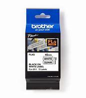 FLe-2511 sagrieztu uzlīmju lentes kasete, Brother (karogs 45 x 21mm, 72gb, melns uz balta fona) (FLE2511)