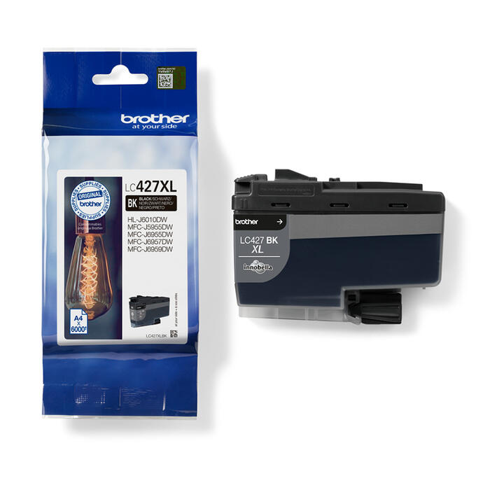 Brother LC-427XLBK Melnās tintes kasete 6000lpp