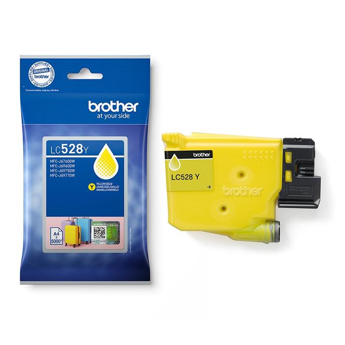 LC-528Y Dzeltenas tintes kasete 5`000lpp, Brother