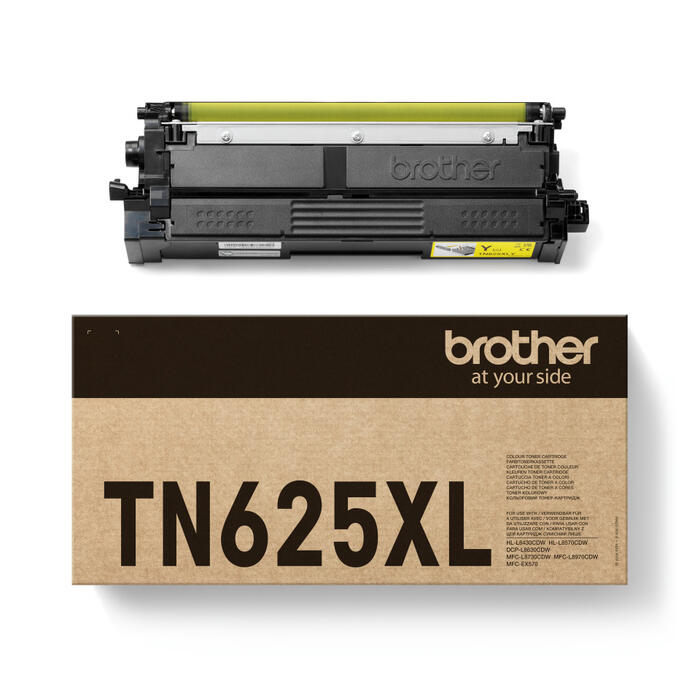 Brother TN-625XLY Toneris dzeltens 4`500 lapām