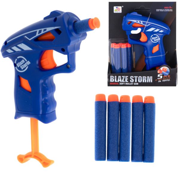 Putu šautriņu pistole Blaze Storm + 5 šautriņas (6582)