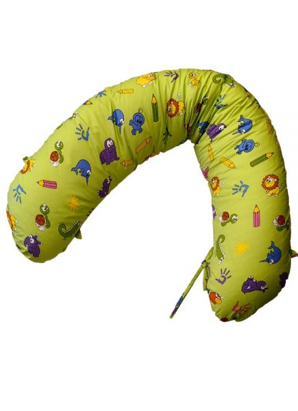 Spilvens grūtniecēm/barošanai BANĀNS multi green