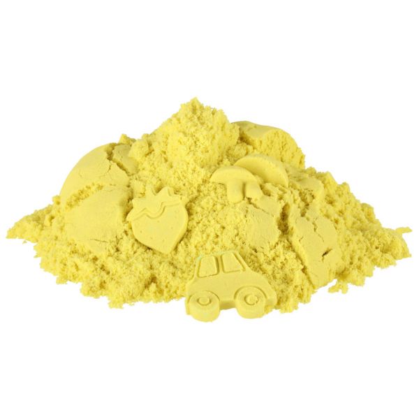 Kinētiskās smiltis 1 kg dzeltens (9568_4)