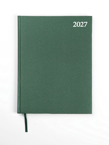 Plānotājs STANDARD 2027, PVC, A4, zaļa krāsa (Baltic) (100-05789)