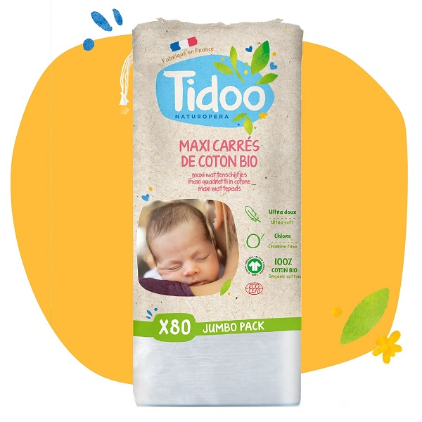 Tidoo Kokvilnas spilventiņi 80 gab. (3760001760545)