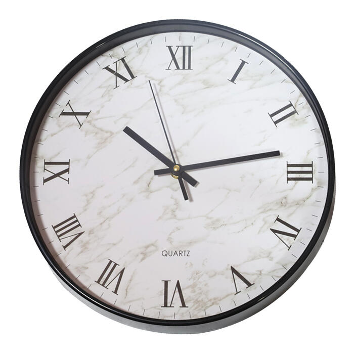 BESK Pulkstenis sienas 30cm, balts (4750959121269)