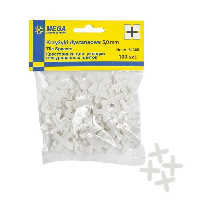 MEGA Krustiņi flīzēm 5mm 100gb (5903755613653)