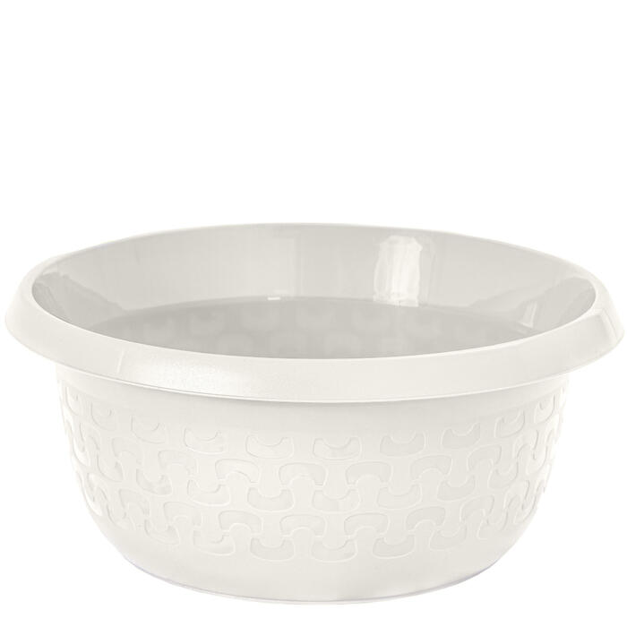 Branq Bļoda apaļa Cotton 15L, balta (5901098141413)