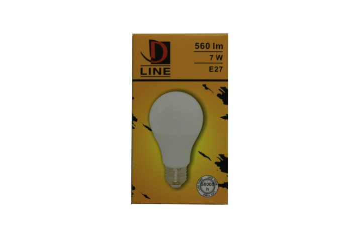 D Line LED spuldze dimmējama 7W