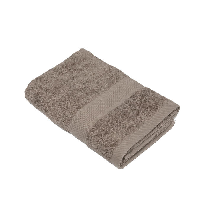 BESK Dvielis 70x50cm brūns, 100% kokvilna (4750959118078)