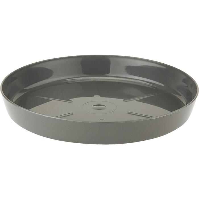 LAMELA Paliktnis puķu podam 125mm, antracīts