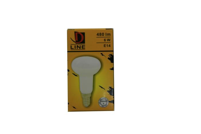 D Line LED spuldze 6W E14