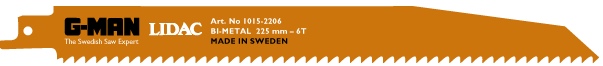 G-Man Zobenzāģa asmeņis koks/met BiM 225x22x1