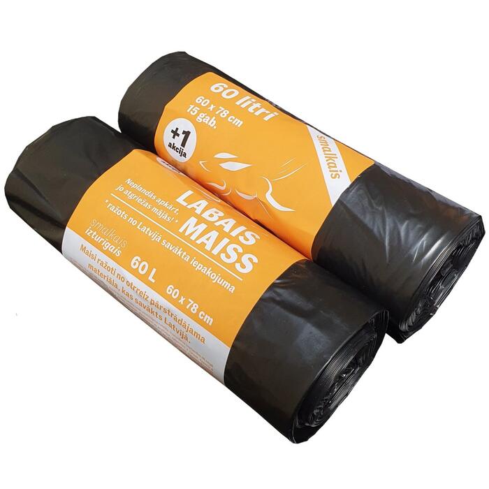 Labais maiss Atkritumu maisi 60L 15+1gb