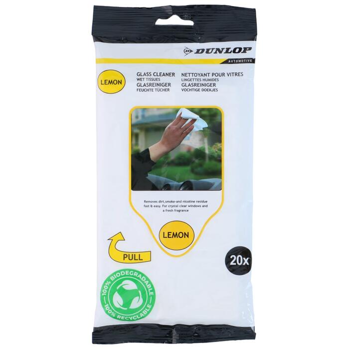 Dunlop Salvetes mitrās stikla tīrīšanai 20gb