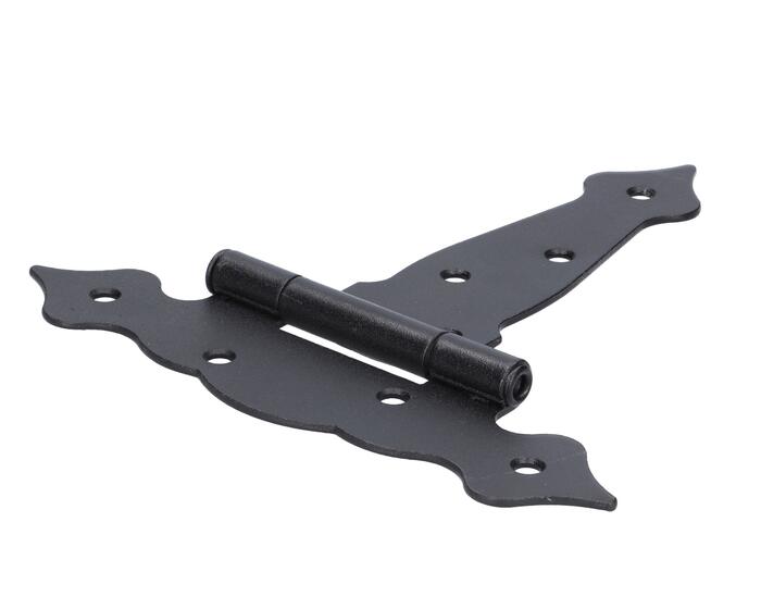 DMX Eņģe vārtiem  ZTO 150x45x185x2.5 mm tērauda melna (5907708159885)