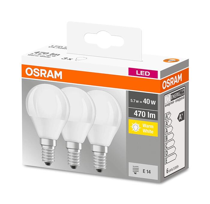 Osram LED spuldze 5.7W E14