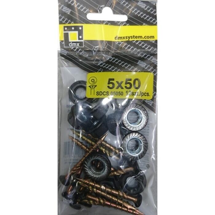 DMX Skrūves SDCS 5x50mm 12gab. melnas (5907708169792)