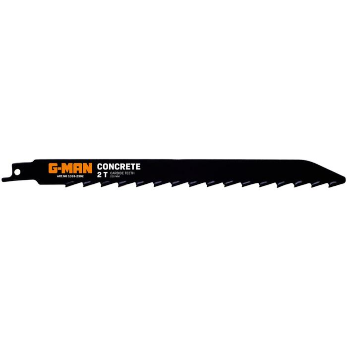 G-Man Zobenzāģa asmeņis gāzbetonam HM 235x20x1.2mm 1gb (7391639003054)