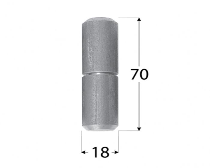 DMX Eņģe metināma ZTK 18x70 mm