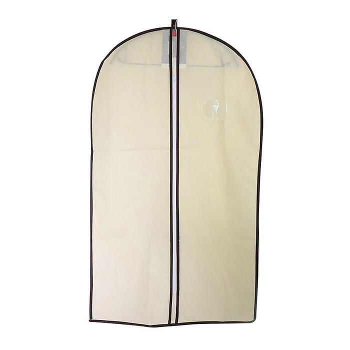BESK Uzglabāšanas maiss drēbēm 60x150cm bēšs (4750959124833)